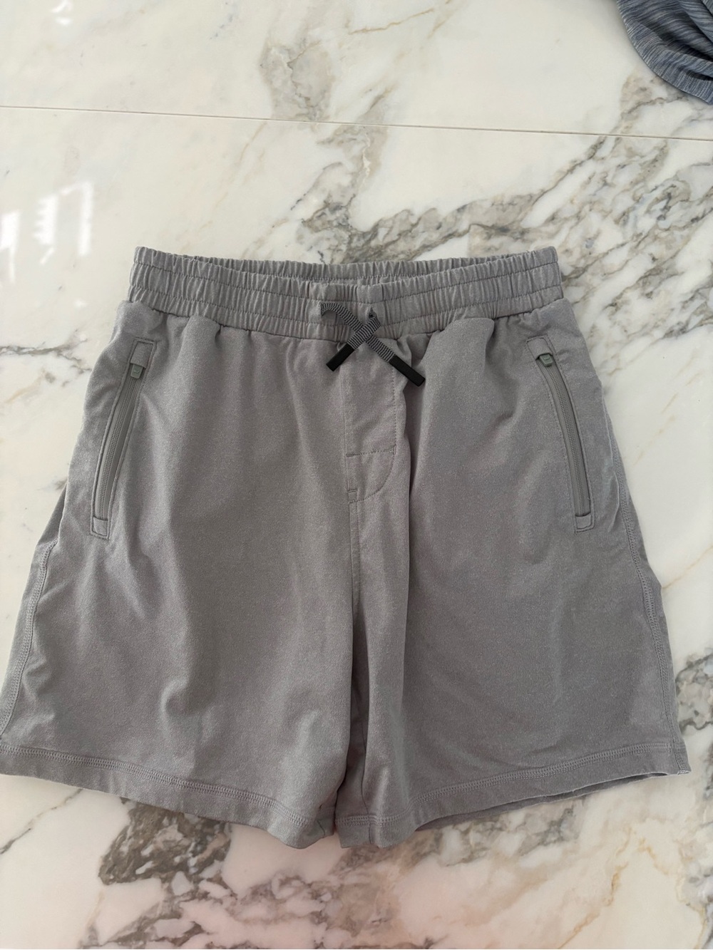 Vineyard Vines Grey Kids Performance Athletic Drawstring Shorts